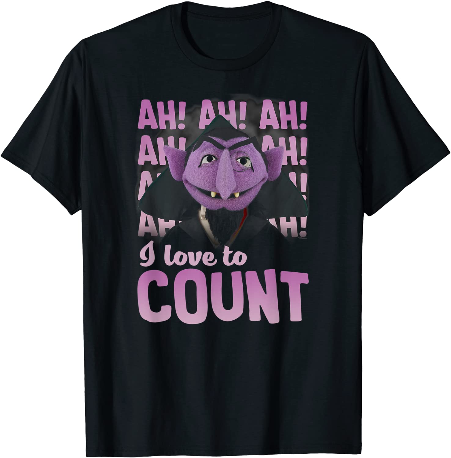 Sesame Street The Count Ah Ah Ah T-Shirt