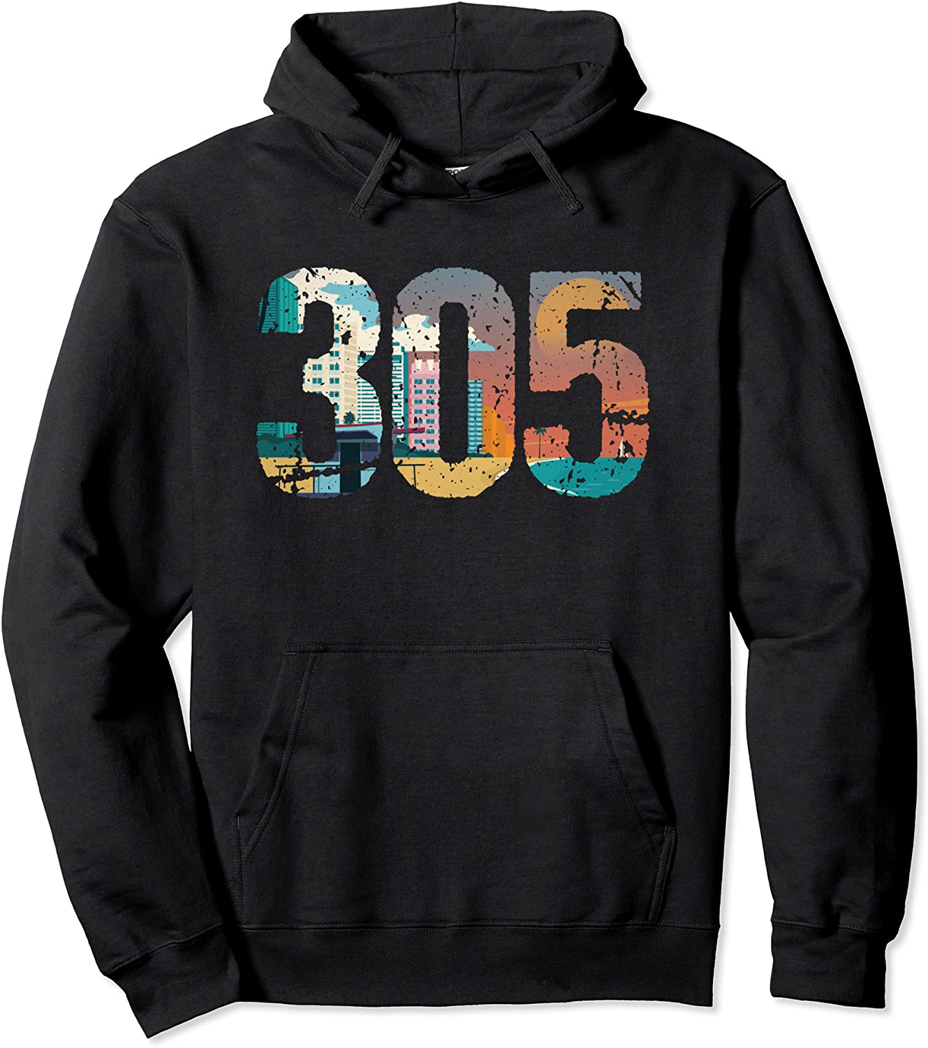 305 Dade County Miami Pullover Hoodie