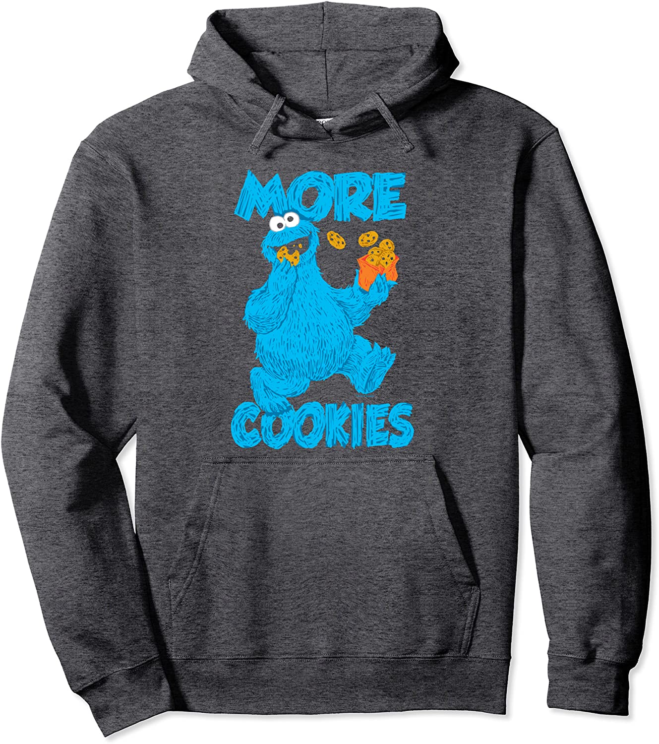 Sesame Street Cookie Monster More Cookies Pullover Hoodie