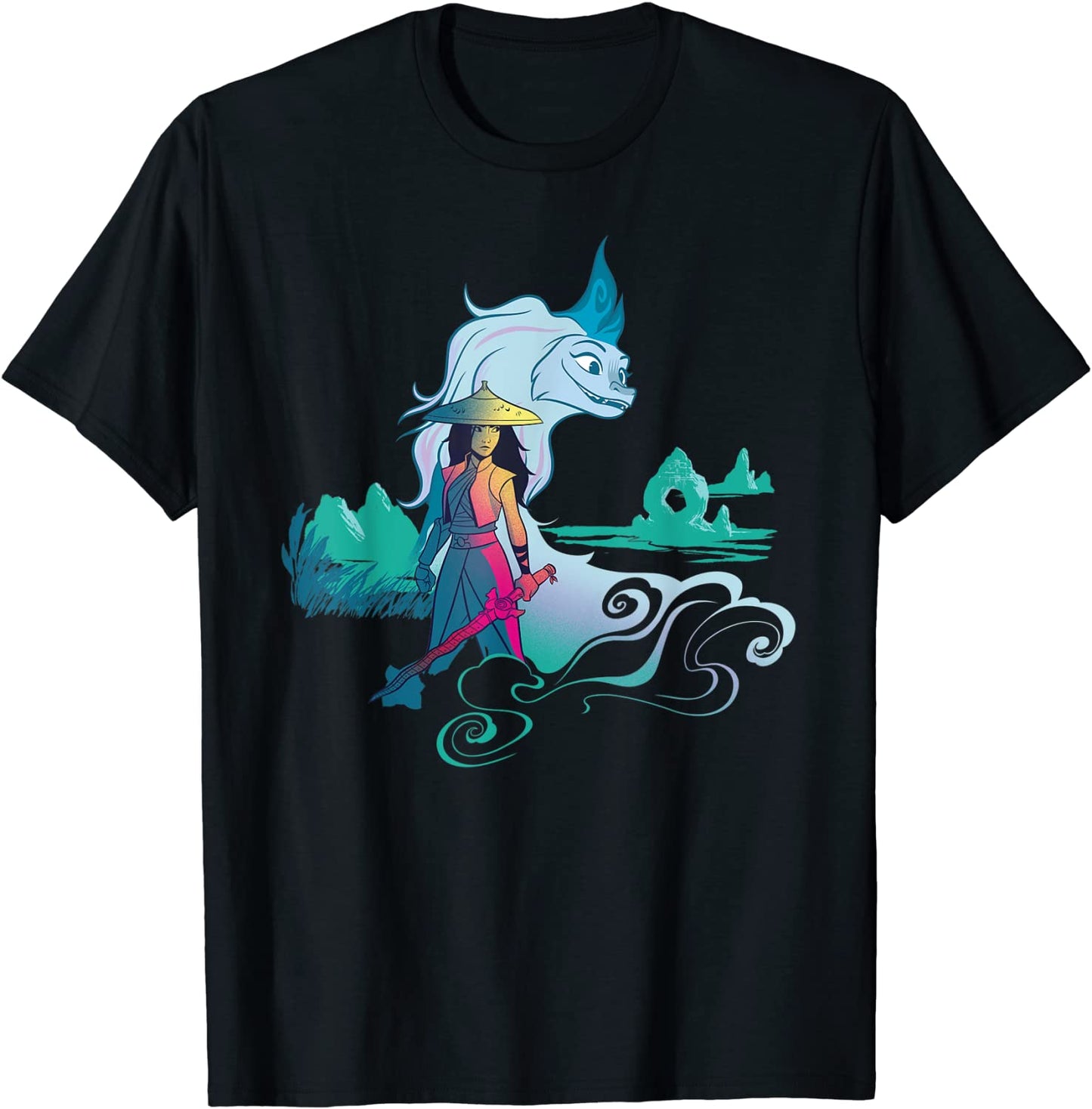 Disney Raya and the Last Dragon Watercolor T-Shirt
