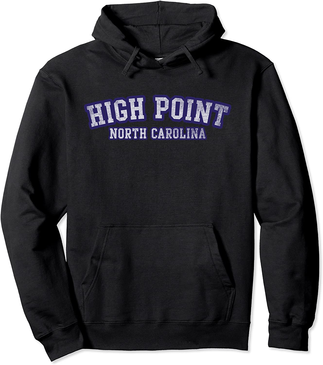 High Point North Carolina Athletic Text Sport Style Pullover Hoodie
