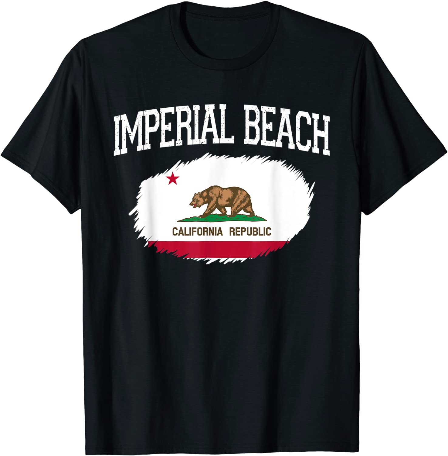 IMPERIAL BEACH CA CALIFORNIA Flag Vintage Sports Men Women T-Shirt