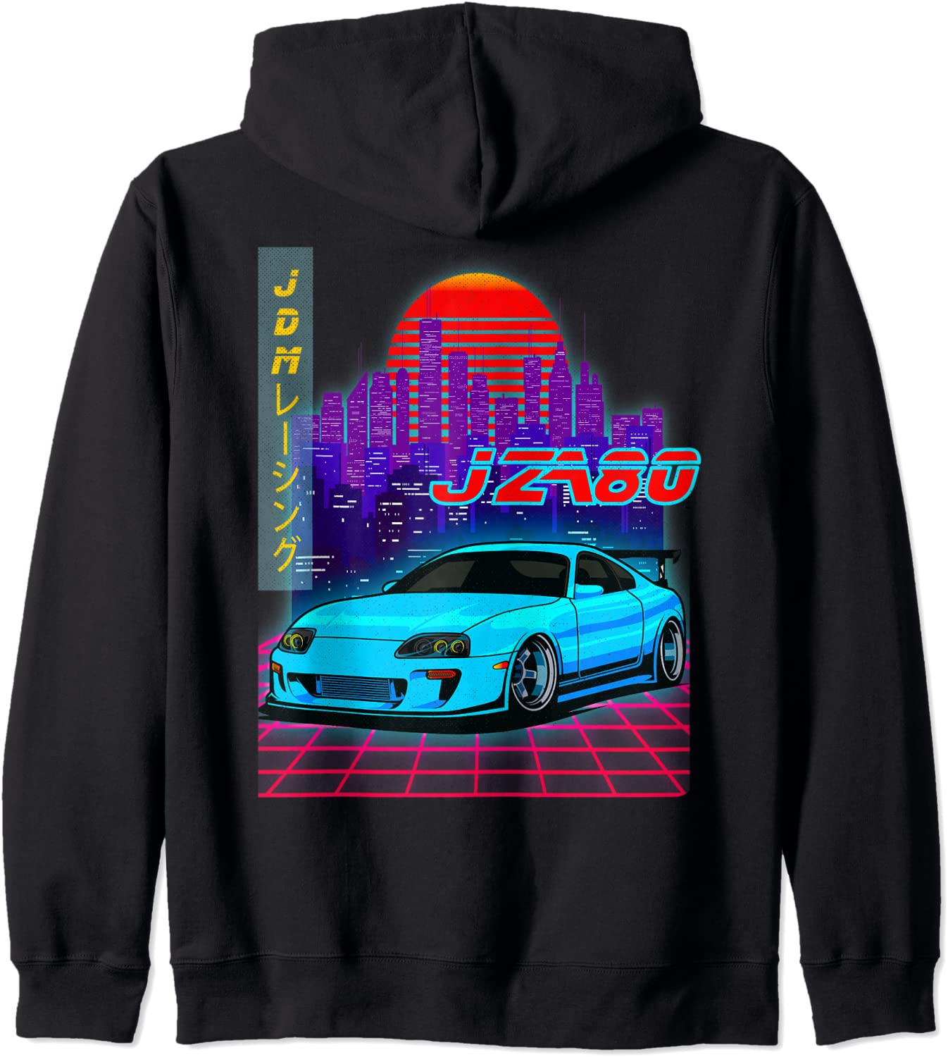 JDM Japanese Automotive Retro Tuner Car Hoodie