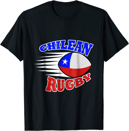 Chilean Flag Rugby Player Chile Shirt Sports Men Women Gift