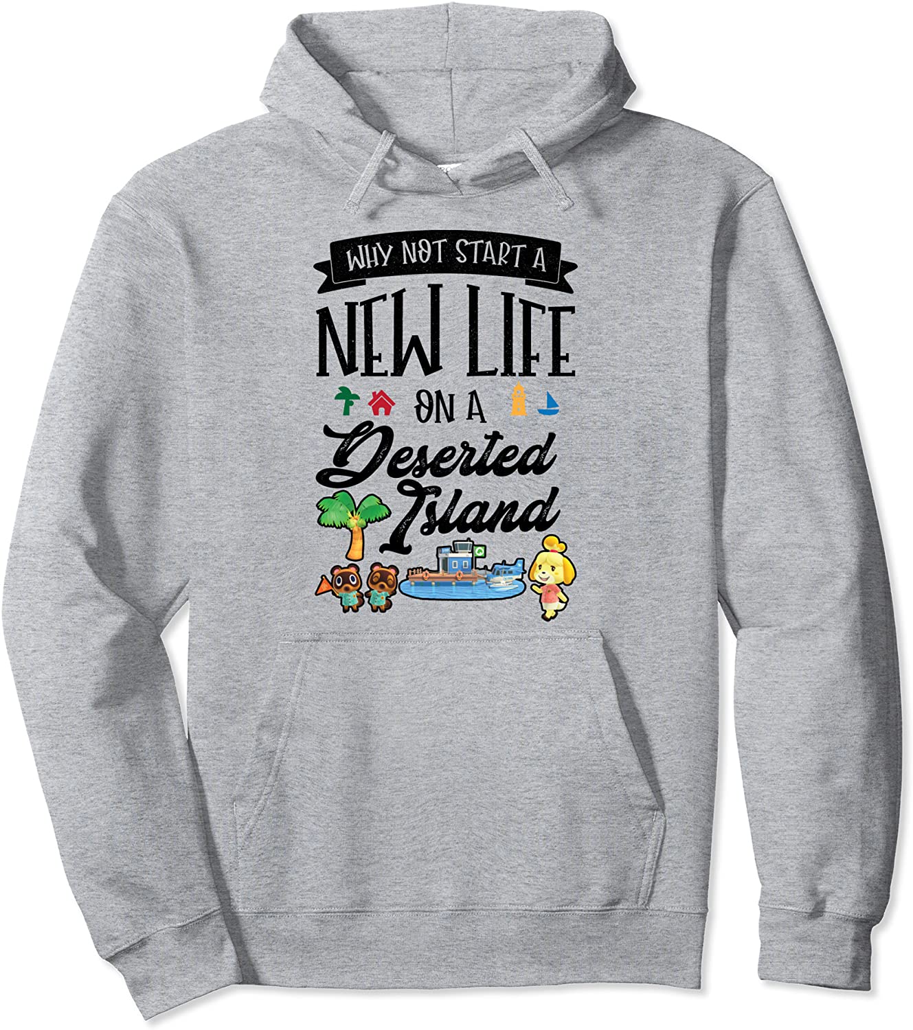 Animal Crossing New Horizons Why Not Starts A New Life Pullover Hoodie