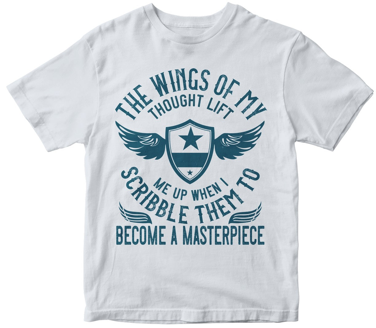 The Wings Of My Thought Lift Me Up When I Scribble Them To Become A Masterpiece