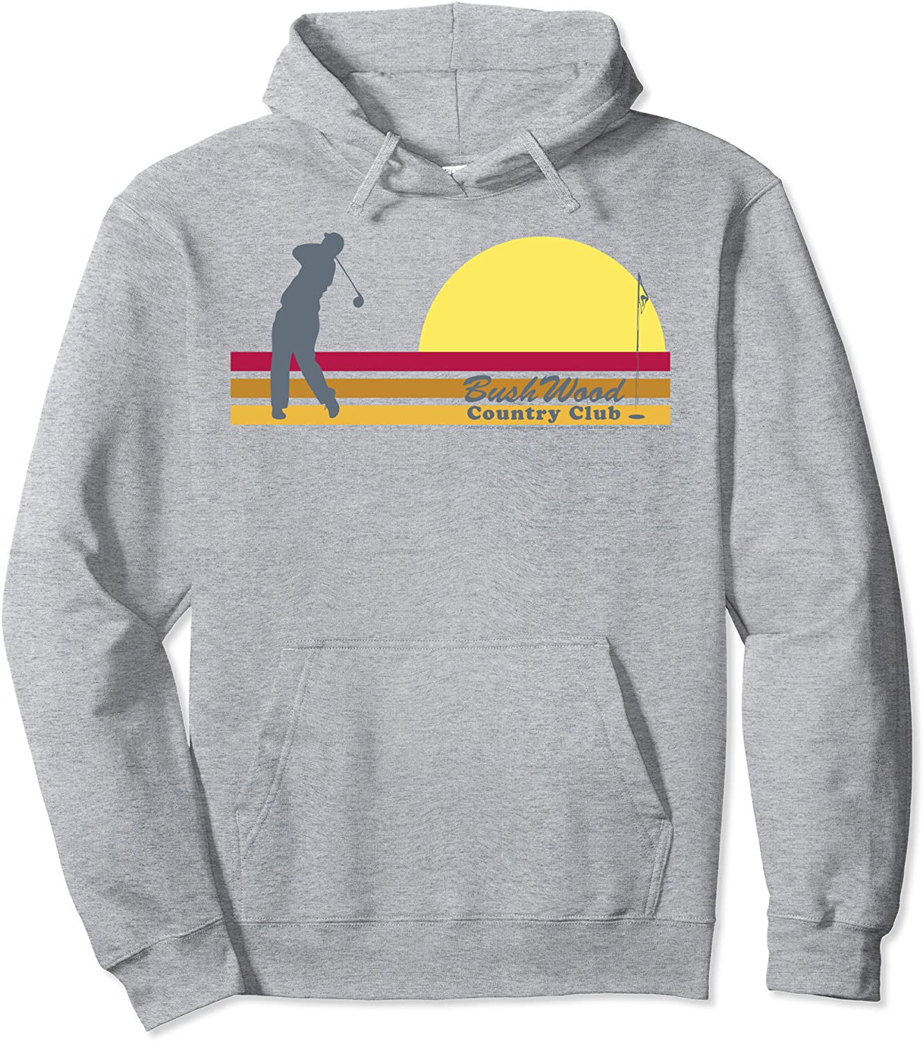 Caddyshack BushWood Country Club Retro Stripe Pullover Hoodie