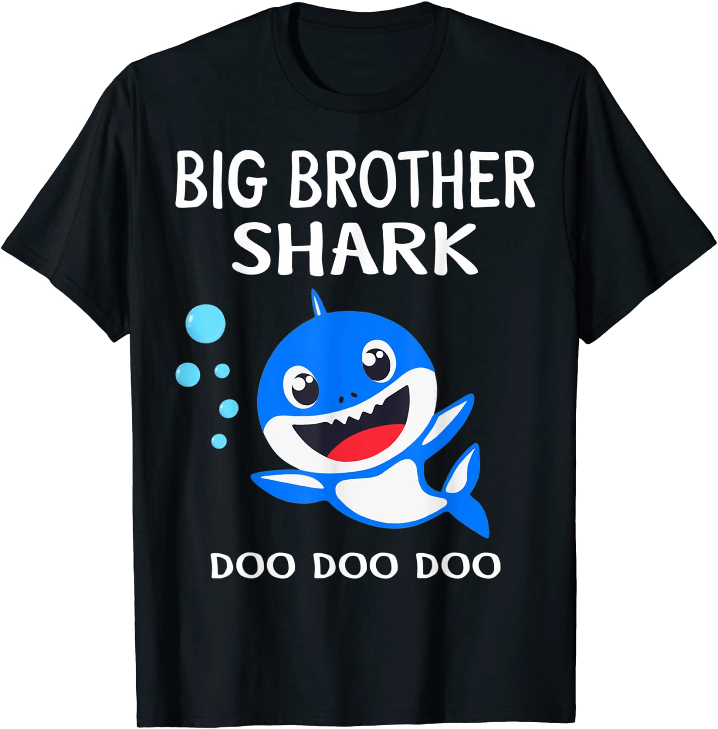 Brother Shark Doo Doo Shirt Halloween Christmas Boys Men T-Shirt