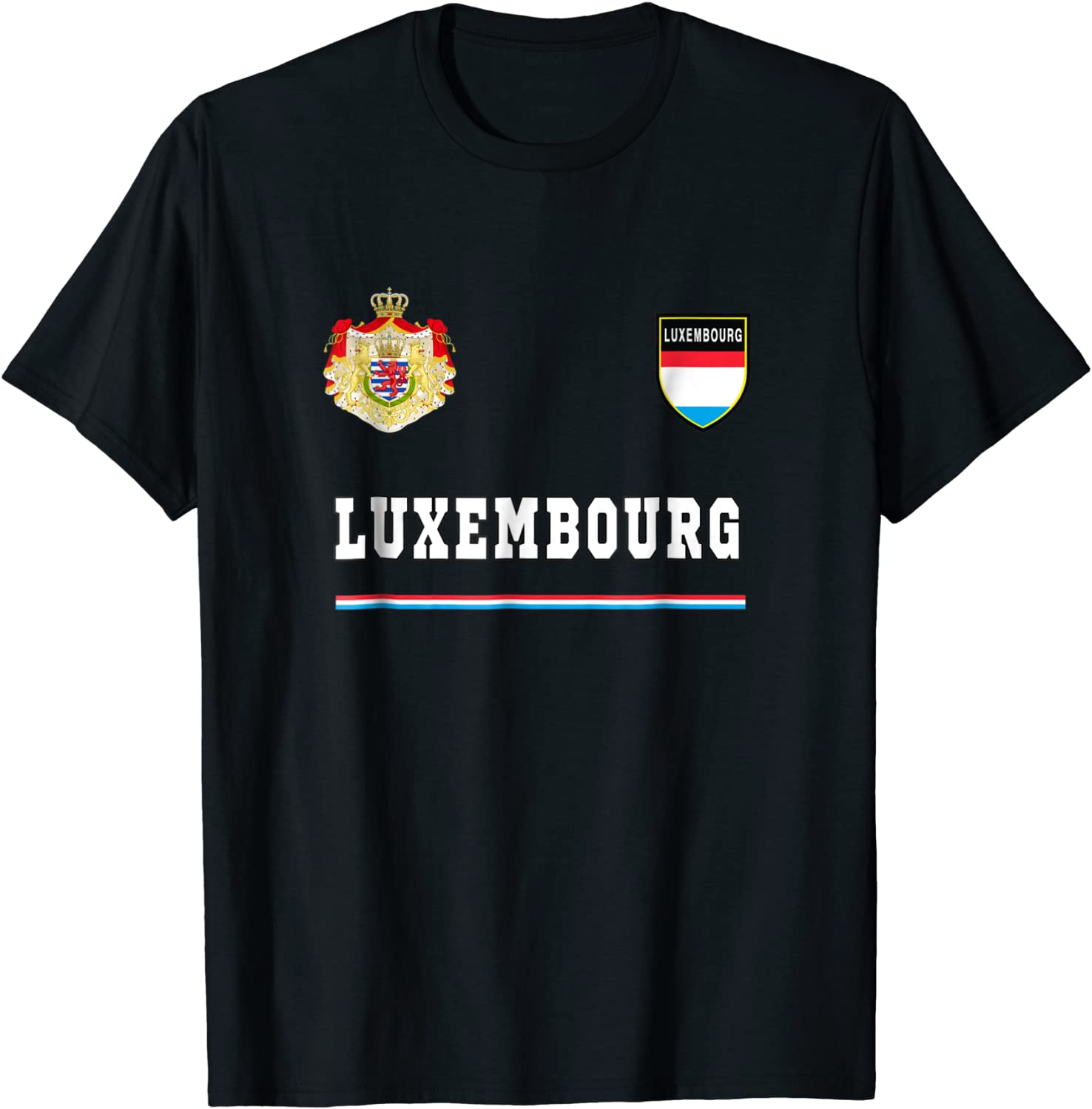 Luxembourg T-shirt SportSoccer Jersey Tee Flag Football
