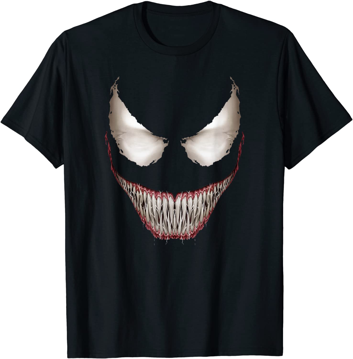 Marvel Venom Big Face Grin Halloween Costume T-Shirt