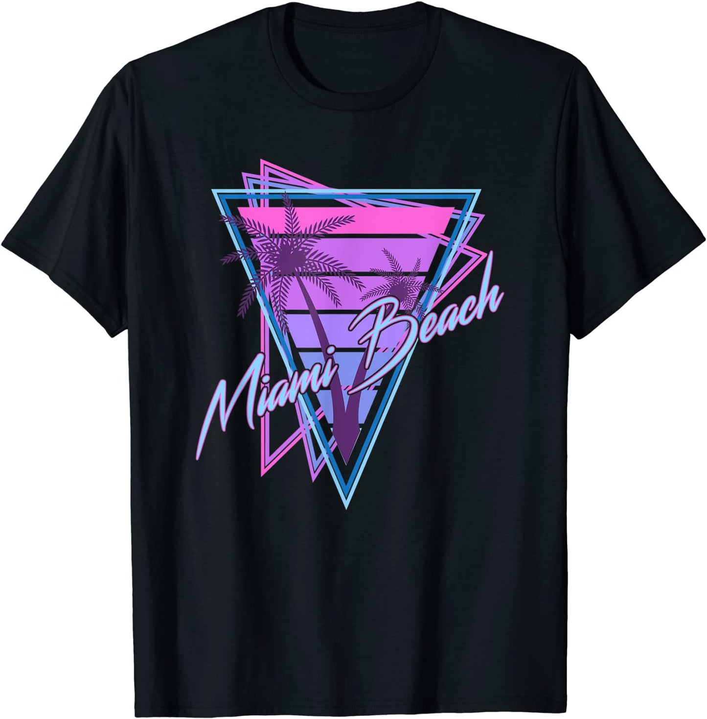 Retro Miami Beach Shirt Vintage 80s Beach Souvenir T-Shirt
