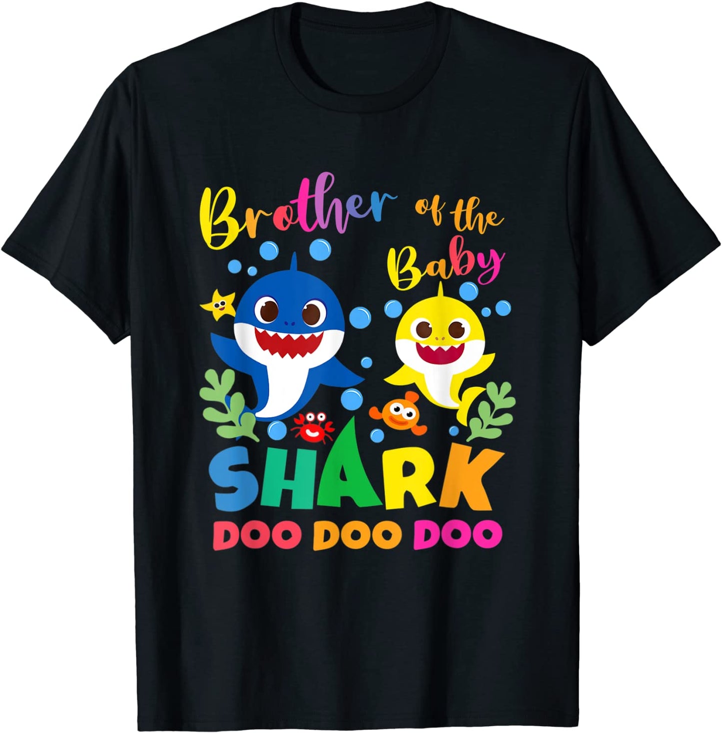 Brother Of The Baby Shark Birthday Brother Shark T-Shirt