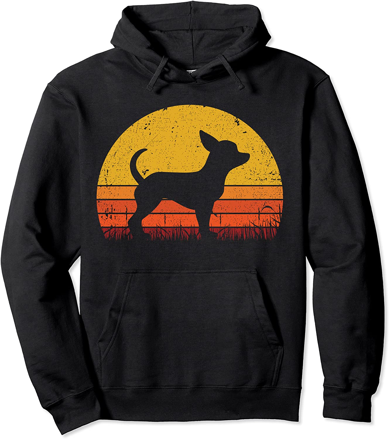 Retro Chihuahua Shirt Dog Mom Dog Dad Gift Vintage Chihuahua Pullover Hoodie