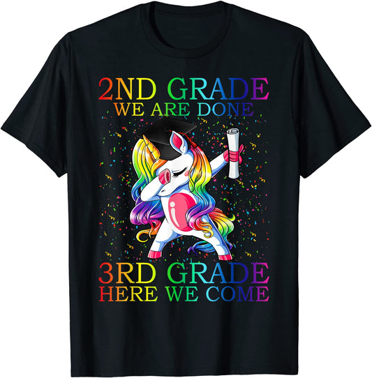 2nd Grade Graduation Magical Unicorn T-Shirt