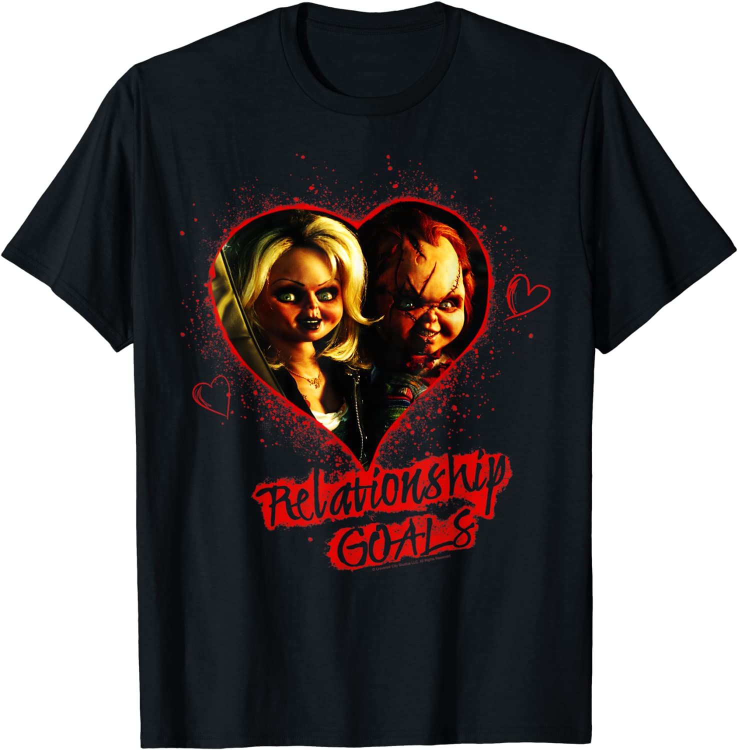 Childs Play Chucky And Tiffany Relationship Goals T-Shirt