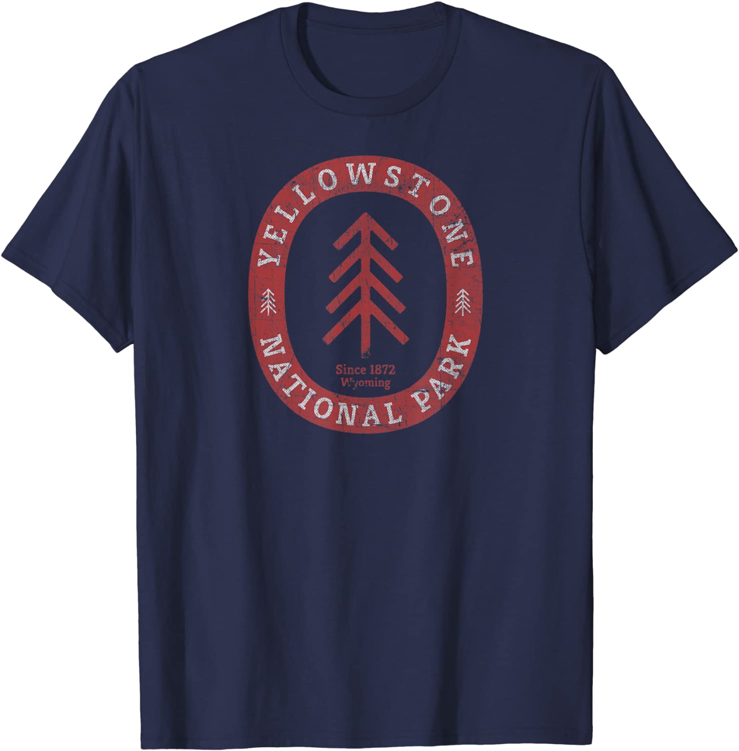 Yellowstone National Park T-Shirt - Distressed and Vintage