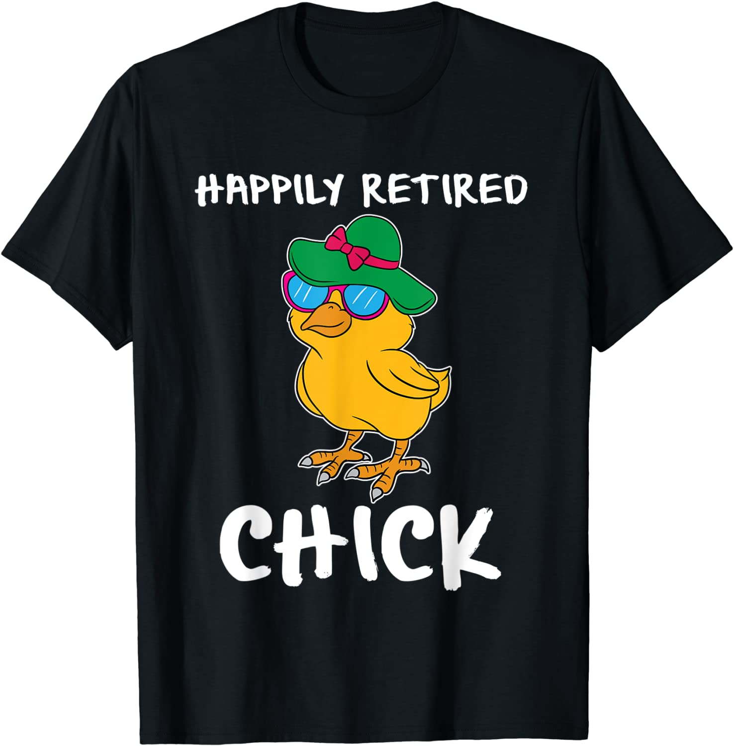 Retired 2021 Retirement Party Gifts for Women Chick Girl T-Shirt