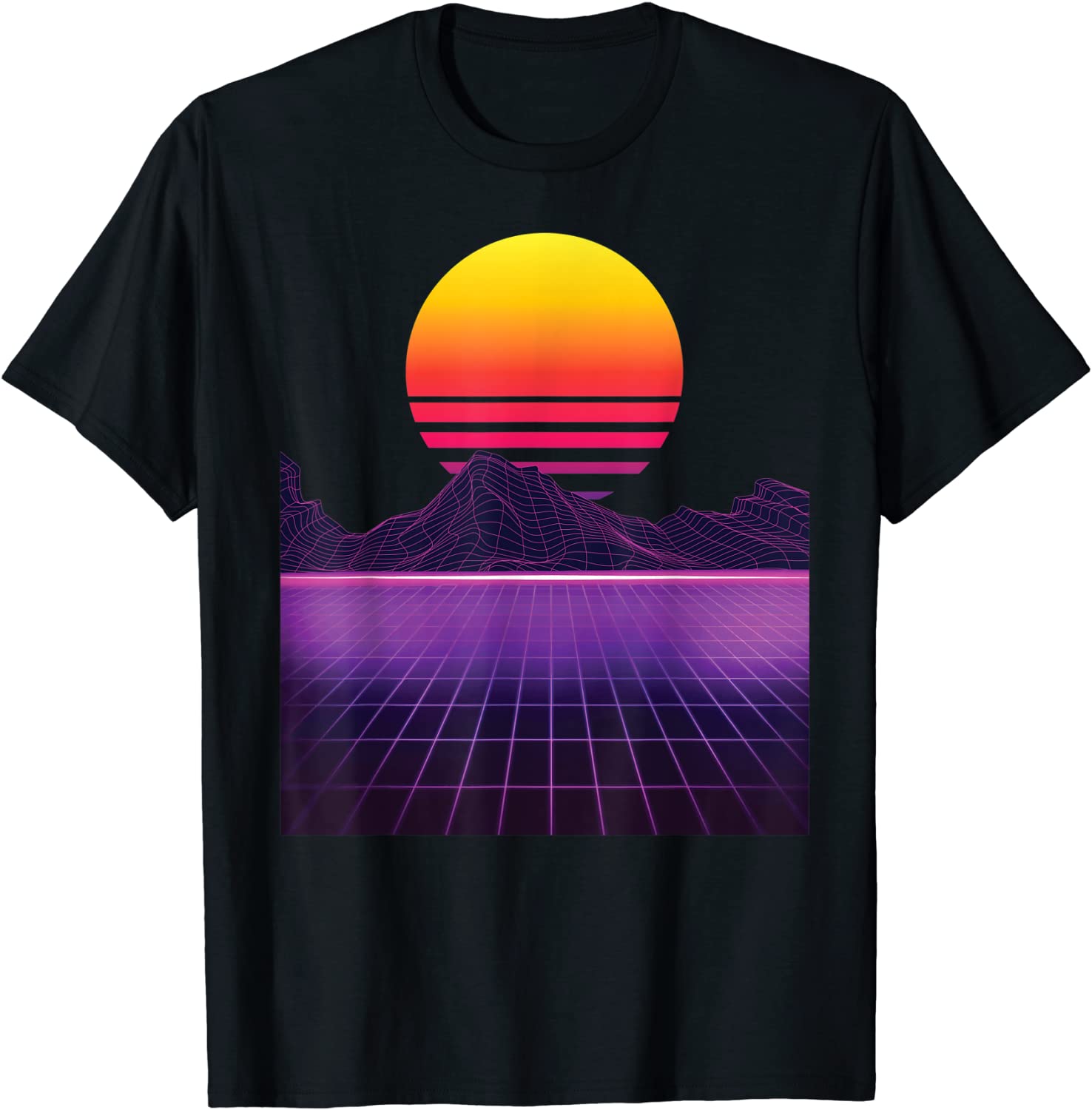 Outrun Synthwave Vaporwave Aesthetic 80s Retro T-Shirt