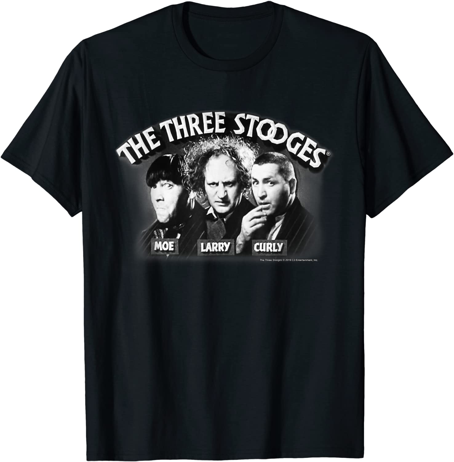 TTS- The Three Stooges Opening Credits Logo T-Shirt