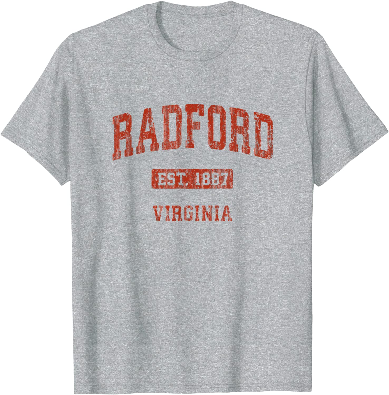 Radford Virginia VA Vintage Athletic Sports Design T-Shirt