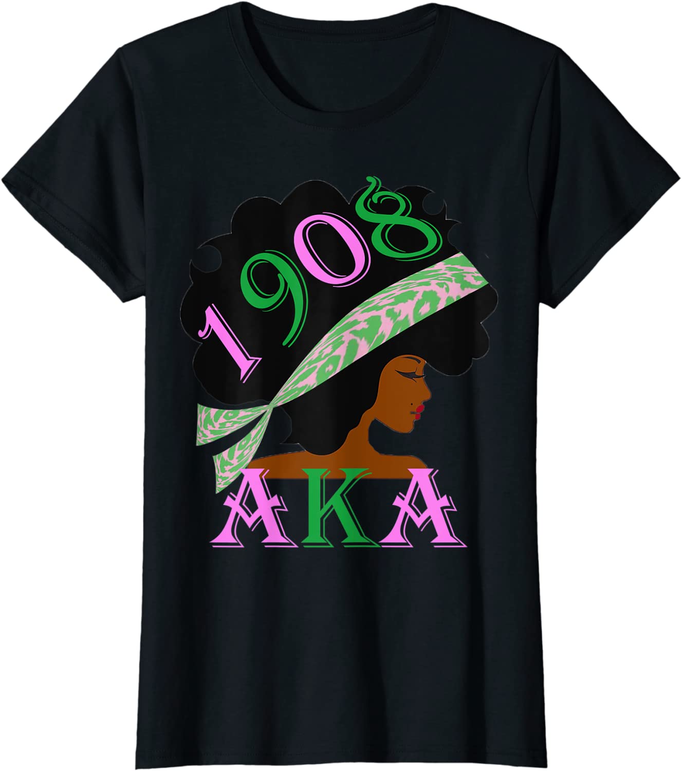 Womens Alpha Kappa AKA Sorority Paraphernalia 1908 AKA Shirt T-Shirt