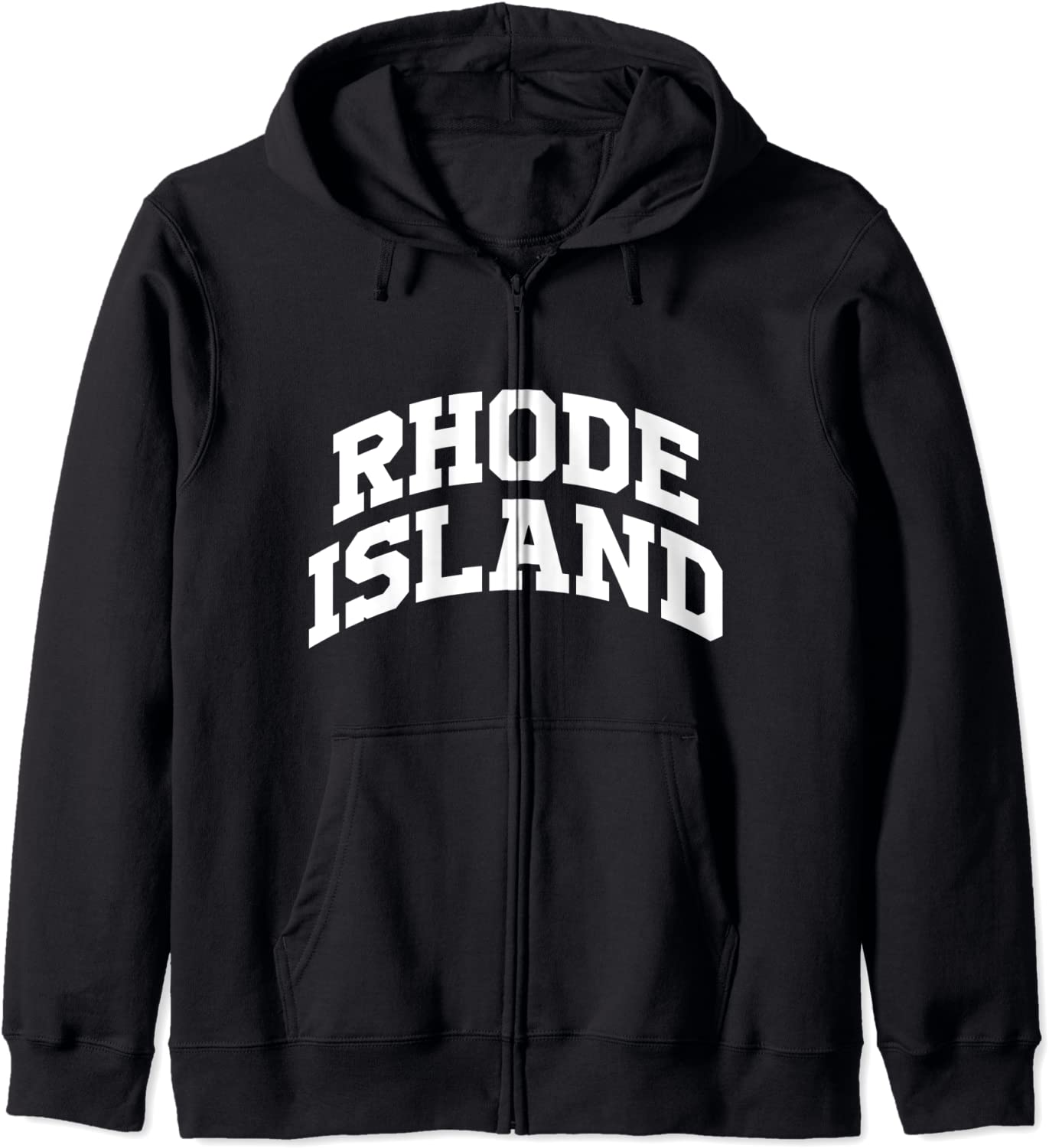 Rhode Island Hoodie College University Text Style Design Hoodie