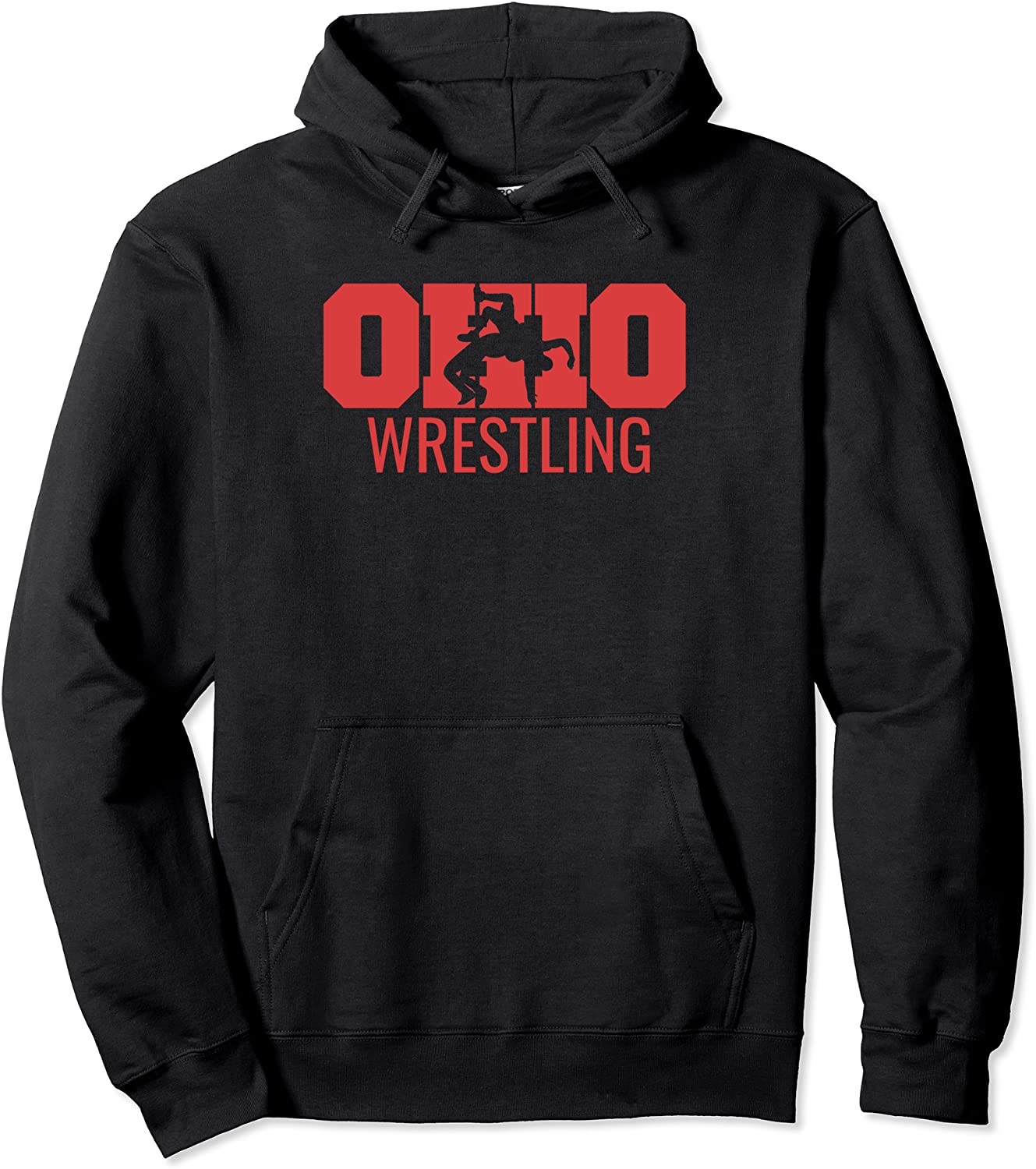 State of Ohio Wrestling Freestyle Wrestler Gear Sports Gift Pullover Hoodie