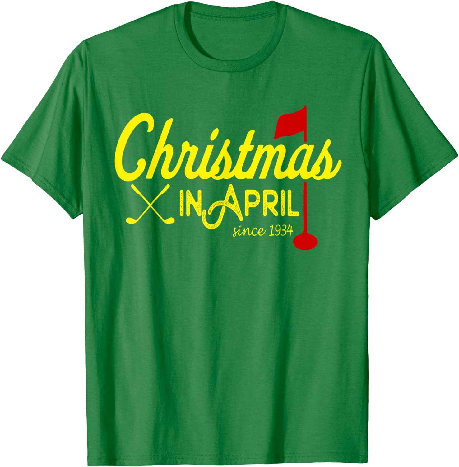 Christmas in April T-Shirt Golf Majors and Tournaments