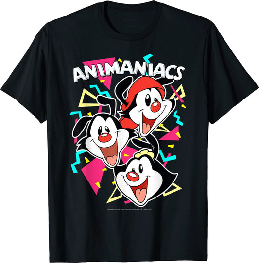 Animaniacs Yakko Wakko Dot Party Portrait T-Shirt