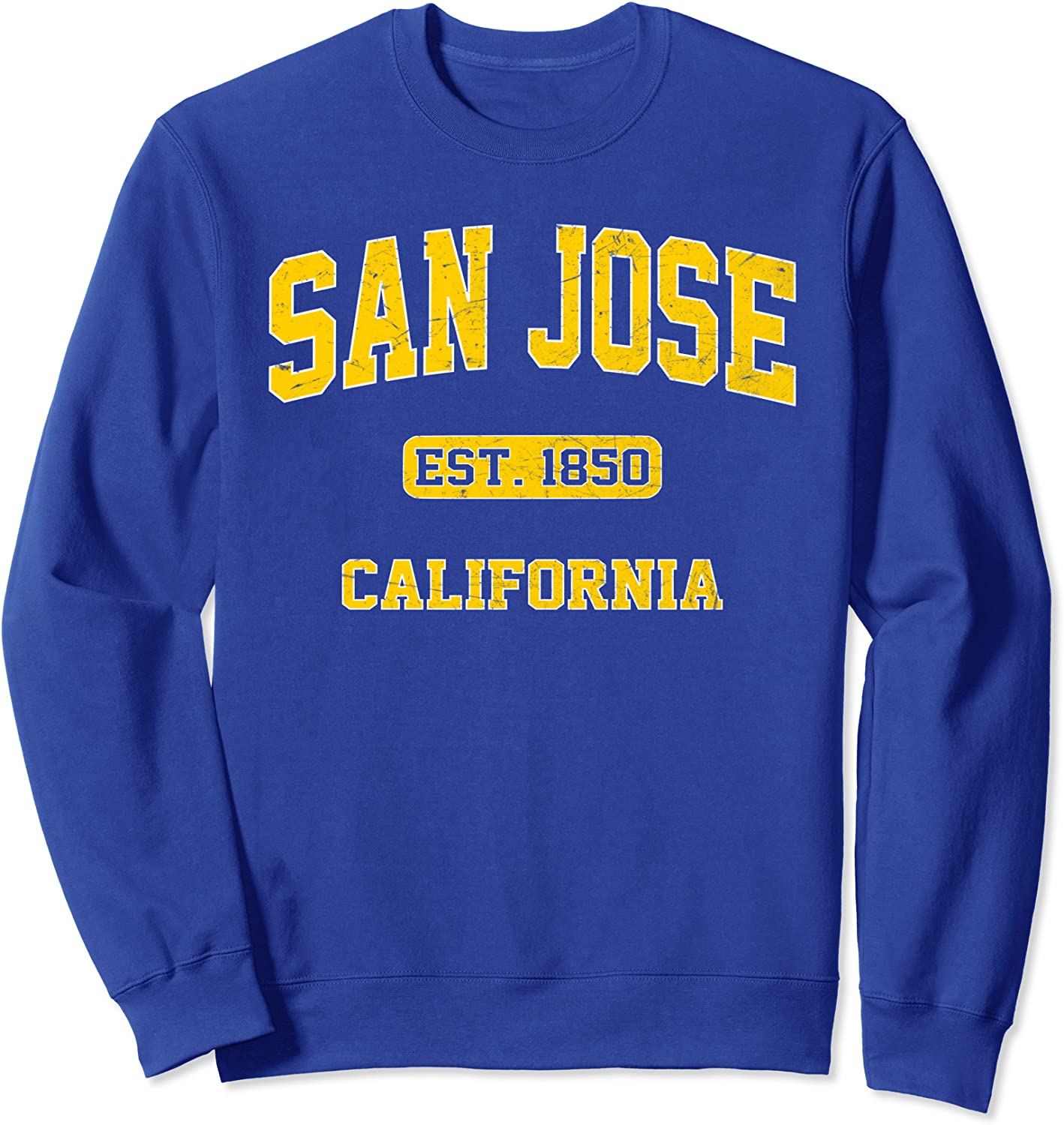 San Jose California CA State vintage University Style Sweatshirt