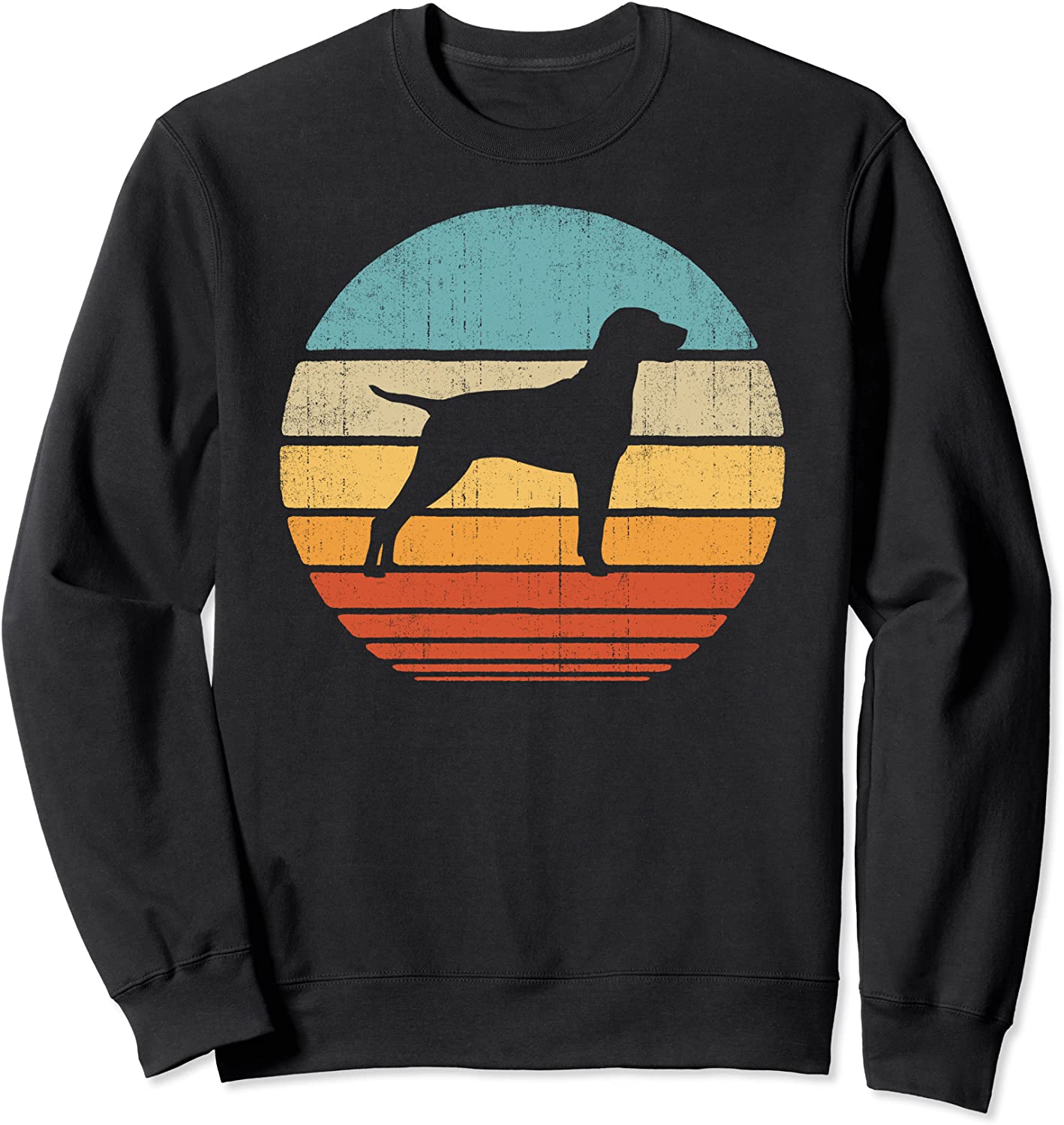 Vizsla Retro Vintage 60s 70s Men Women Gifts Dog Lover Sweatshirt