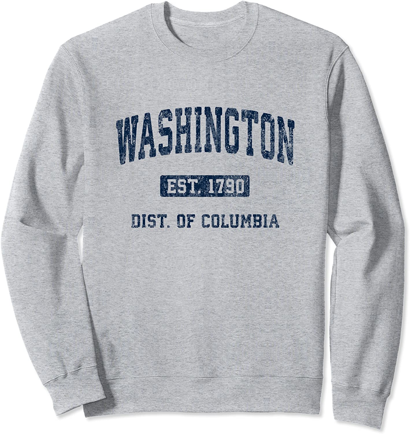 Washington DC Vintage Athletic Sports Design Sweatshirt