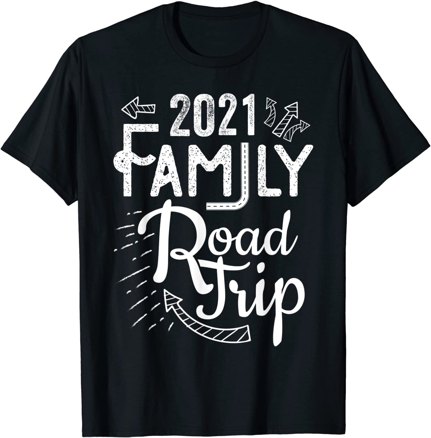 2021 Family Road Trip Vacation Gift T Shirt Matching T-Shirt