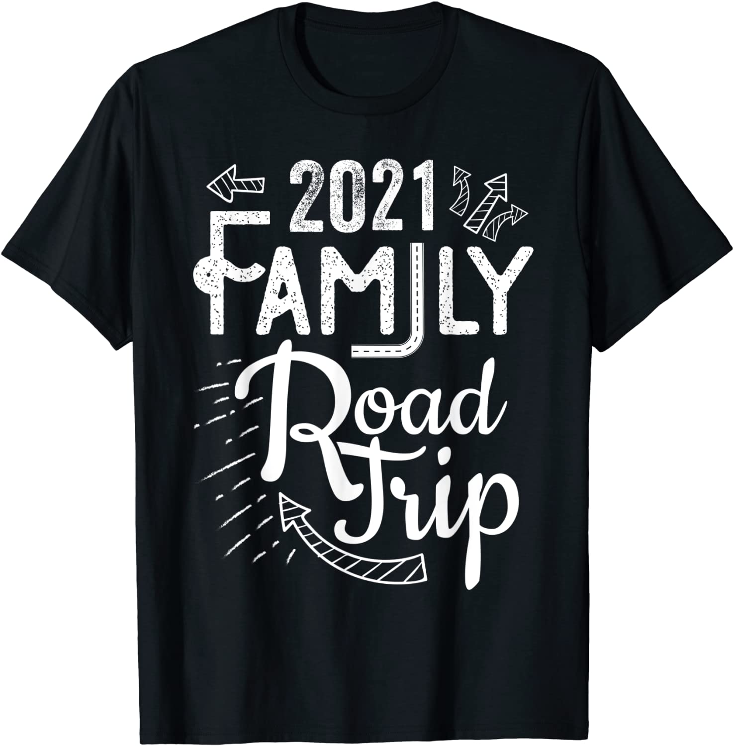 2021 Family Road Trip Vacation Gift T Shirt Matching T-Shirt