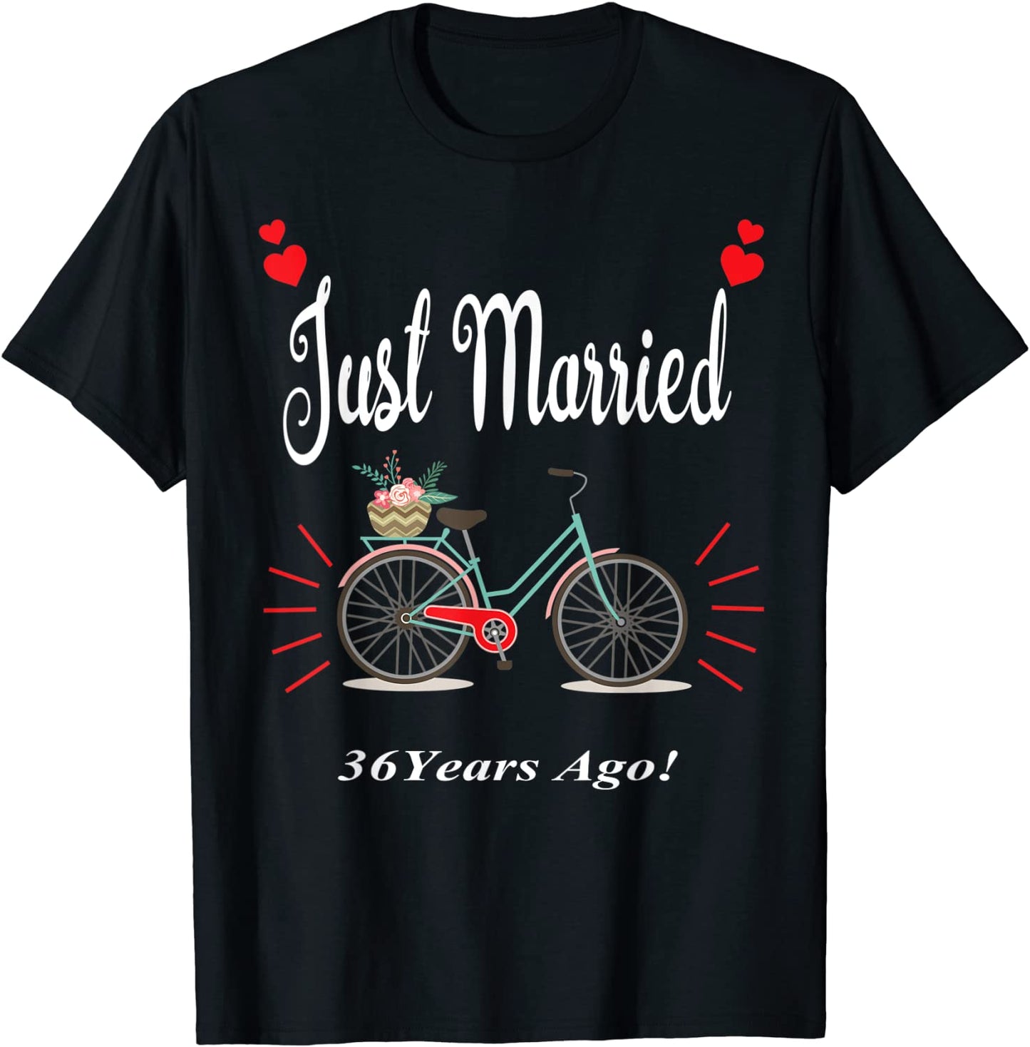 36th Wedding Anniversary 36 Year Gifts Her Him Couple Tshirt