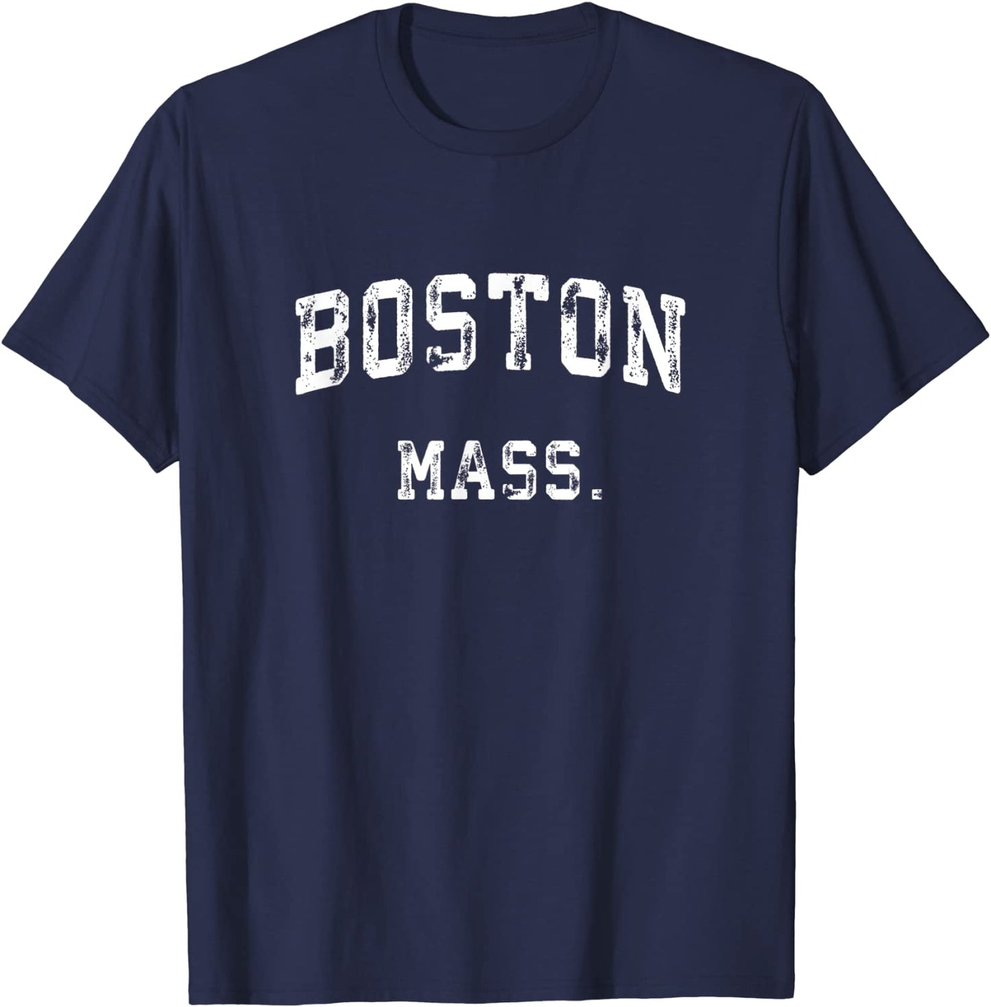 Boston Massachusetts MA T-Shirt Vintage Athletic Sports Tee T-Shirt