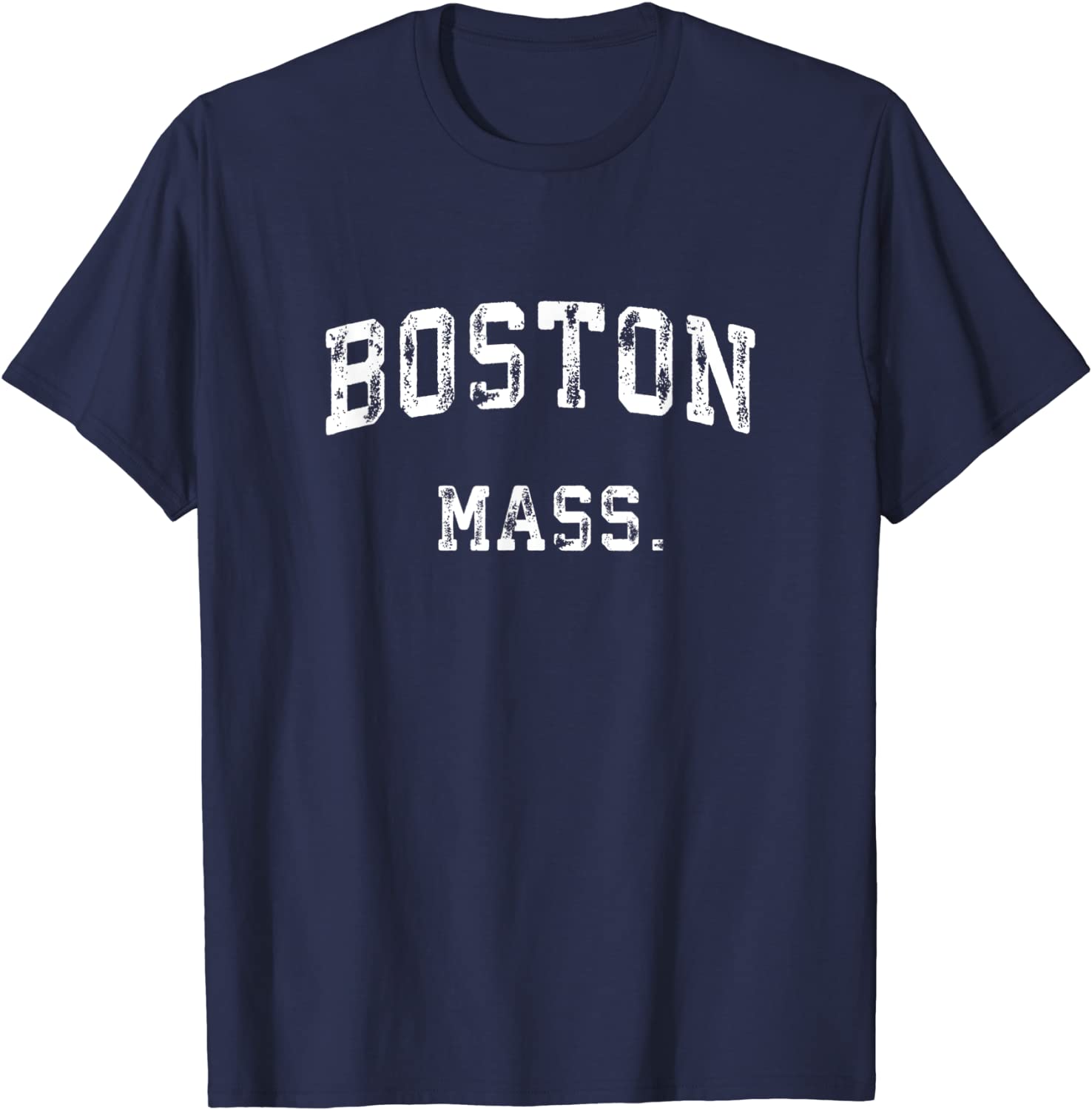 Boston Massachusetts MA T-Shirt Vintage Athletic Sports Tee T-Shirt