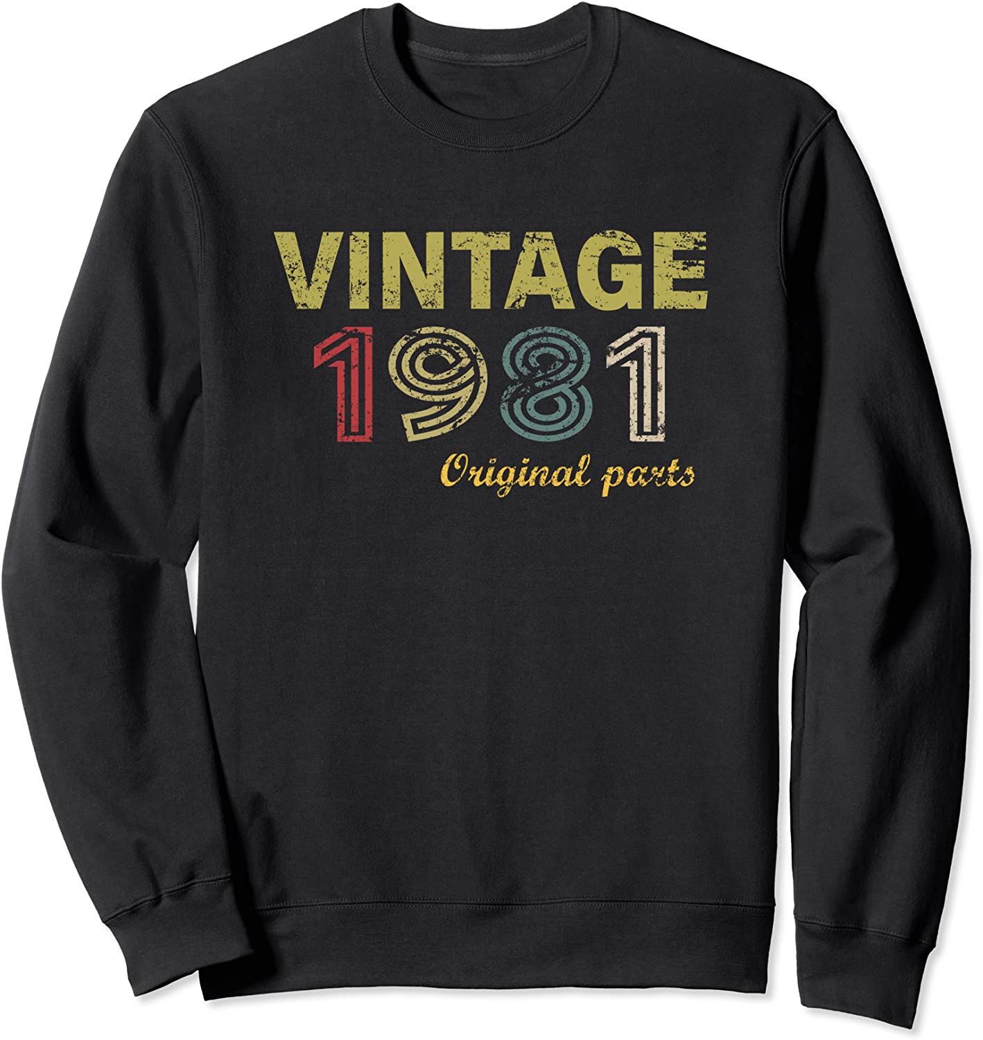 Vintage 1981 Cool 40 Year Old 40th Birthday Gift Men Women Sweatshirt