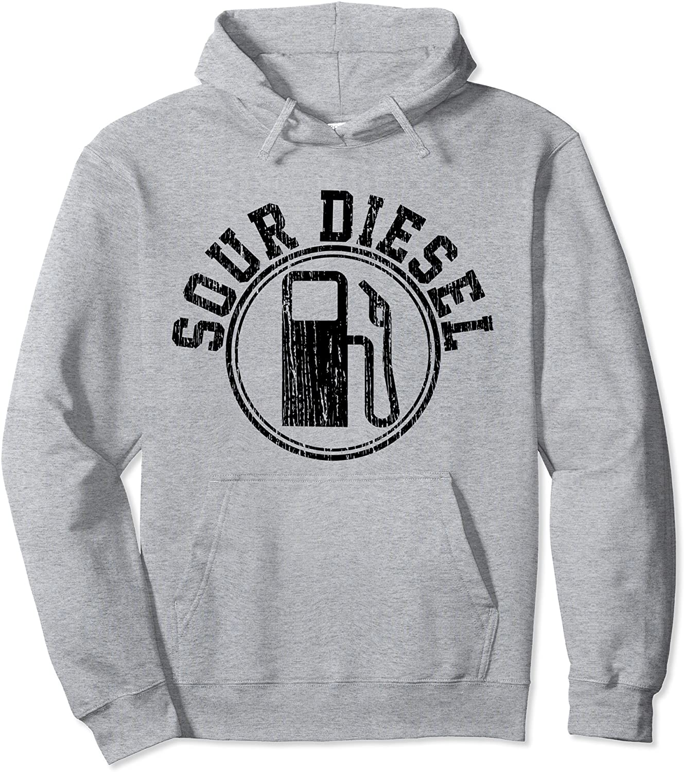 Cannabis Sour Diesel Weed Pot THC 420 Funny Stoner Gift Pullover Hoodie