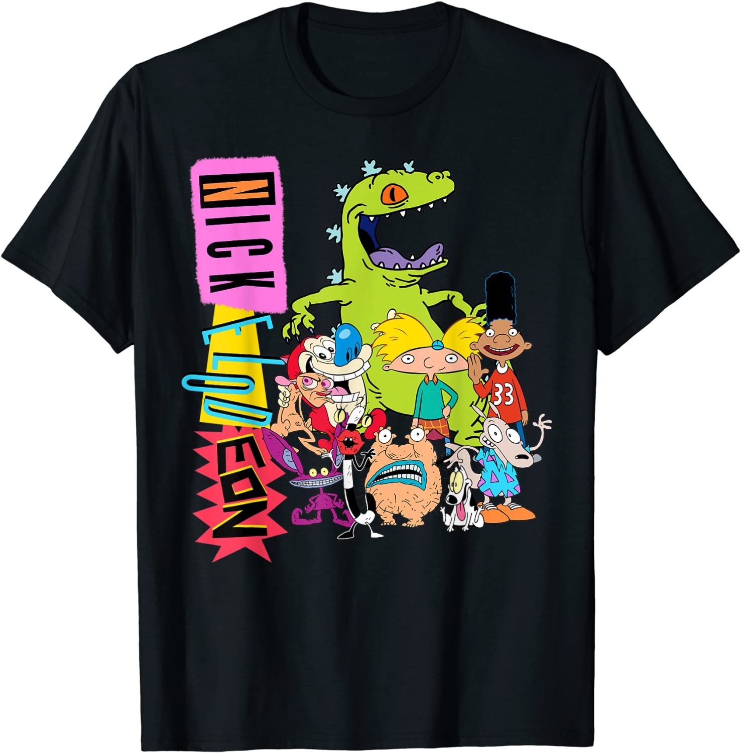 Nickelodeon Throwback Retro Character T-Shirt