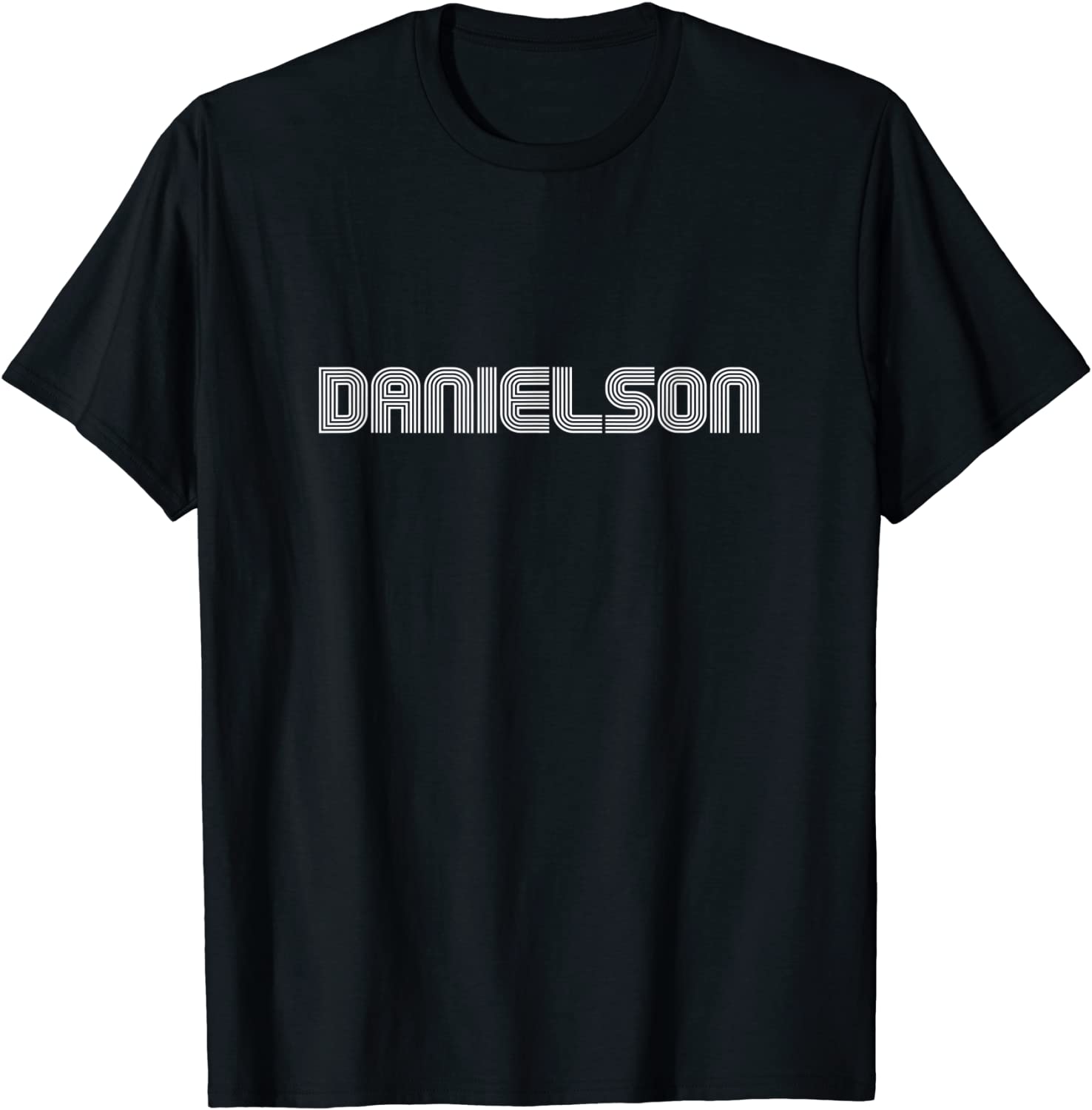 Danielson Name Vintage Retro 60s 70s 80s Sport Funny T-Shirt