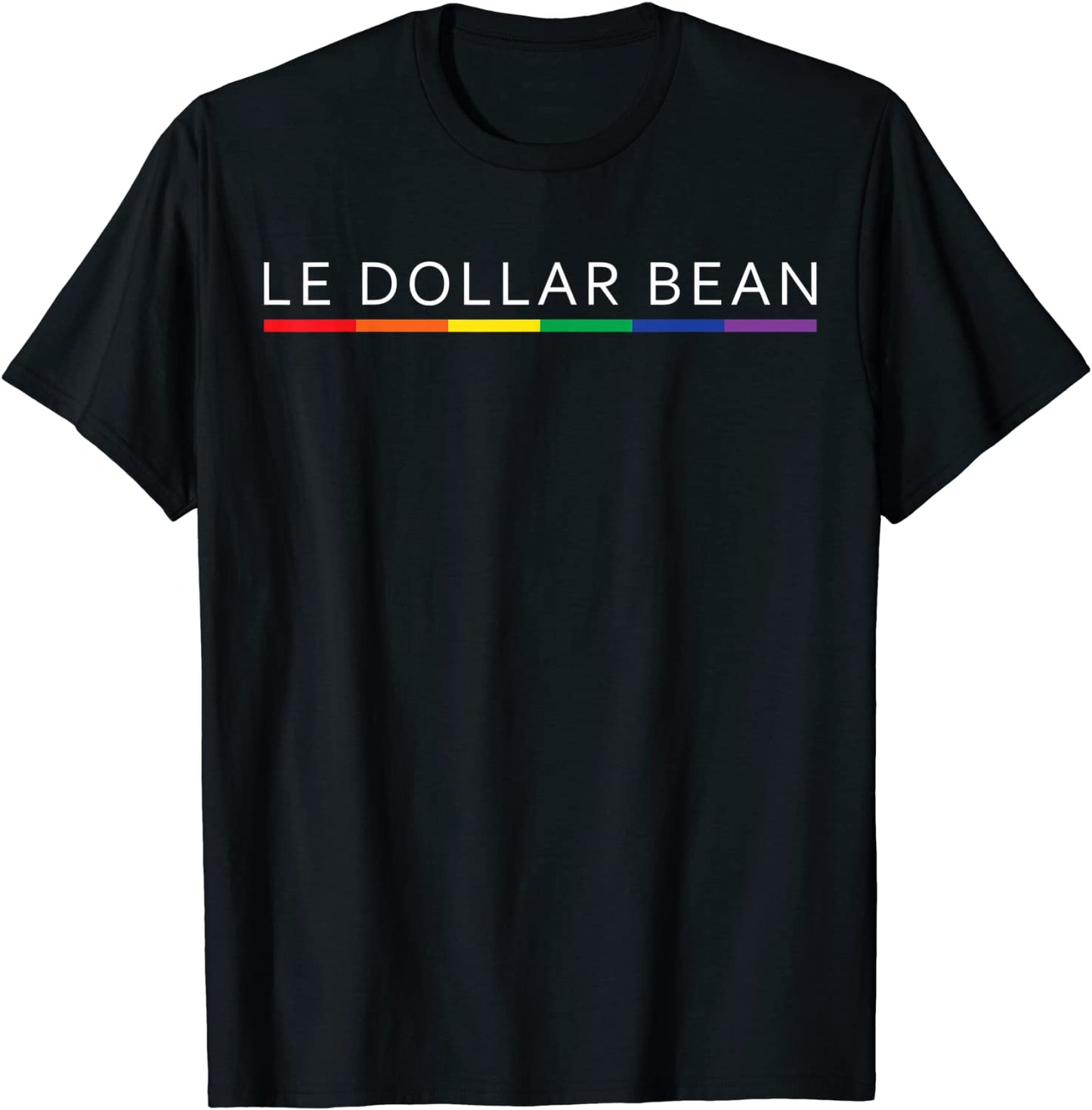 Le Dollar Bean lesbian gay pride meme color flag lebian T-Shirt
