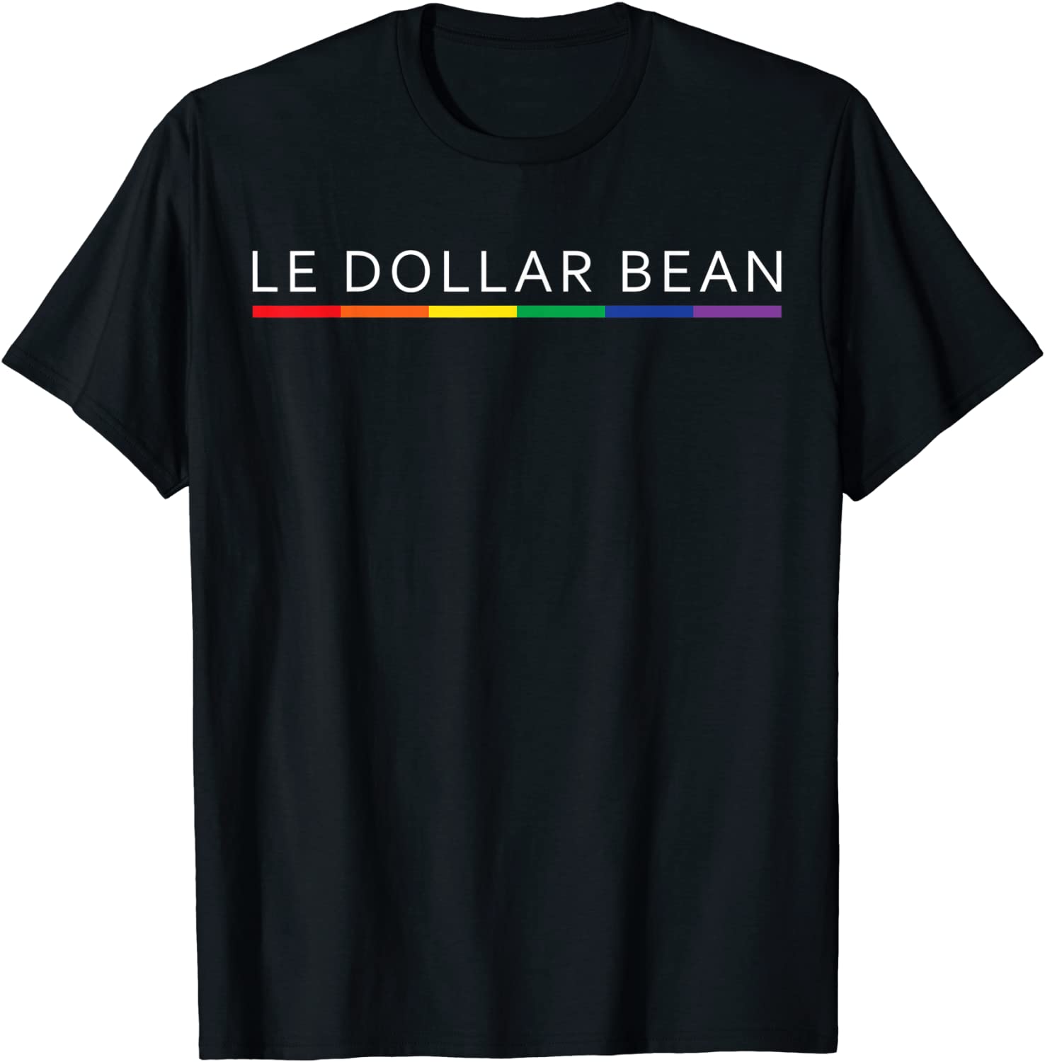 Le Dollar Bean lesbian gay pride meme color flag lebian T-Shirt