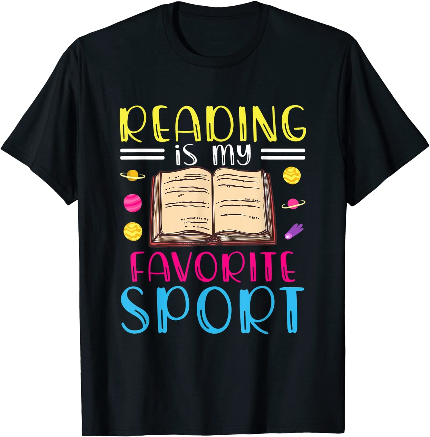 Book Lover Gift Reading Is My Favorite Sport T-Shirt
