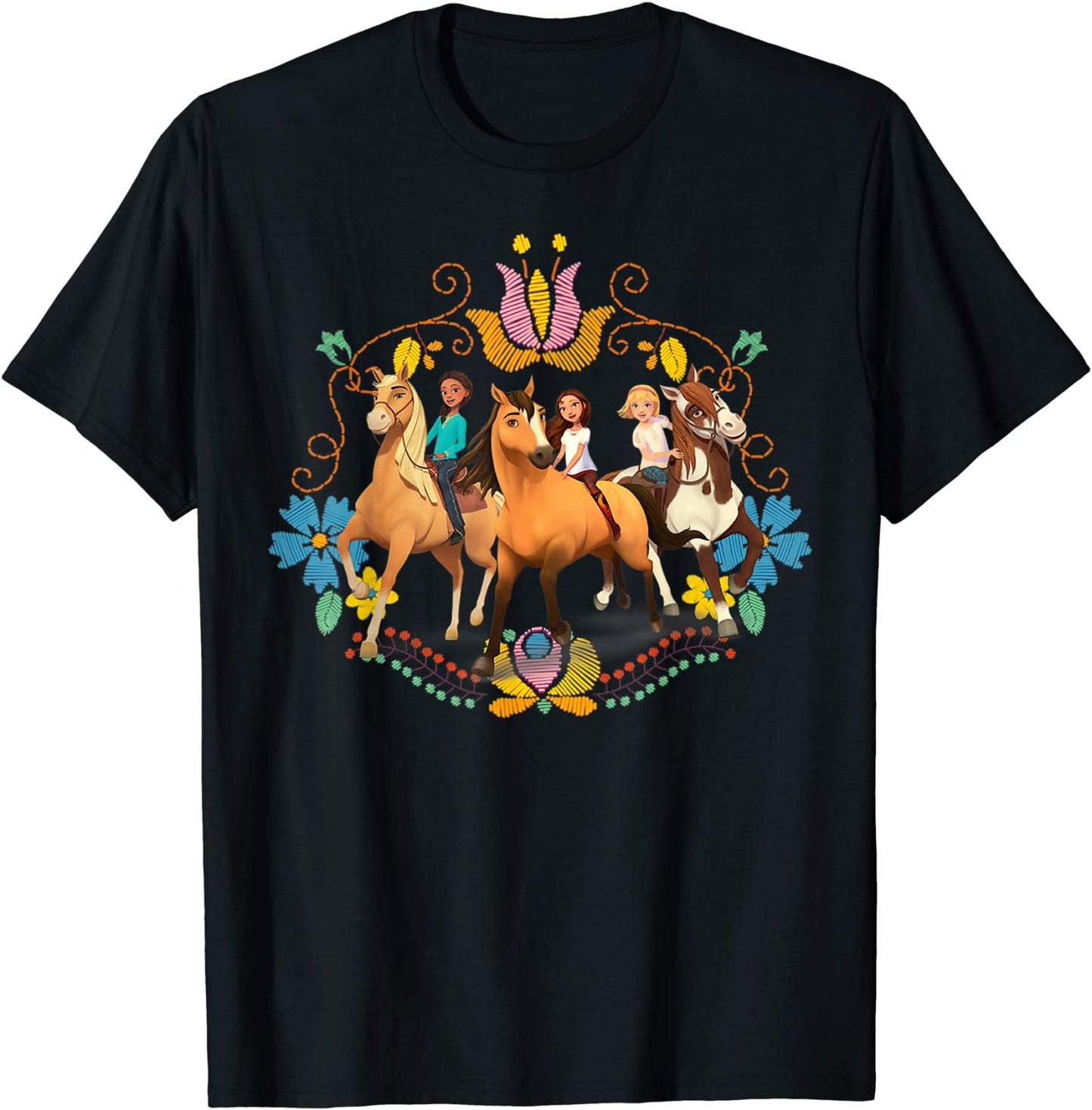 DreamWorks Spirit Riding Free Spirit Trio T-Shirt