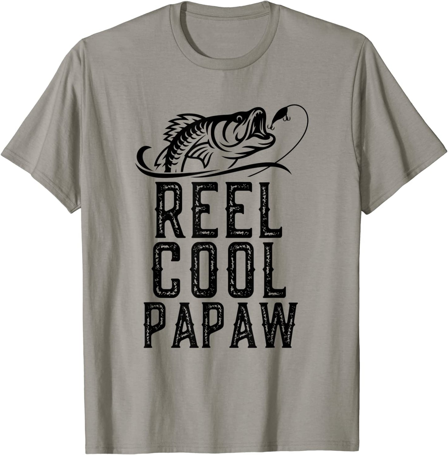 Reel Cool Papaw Fishing Gift Funny T-Shirt Christmas T-Shirt