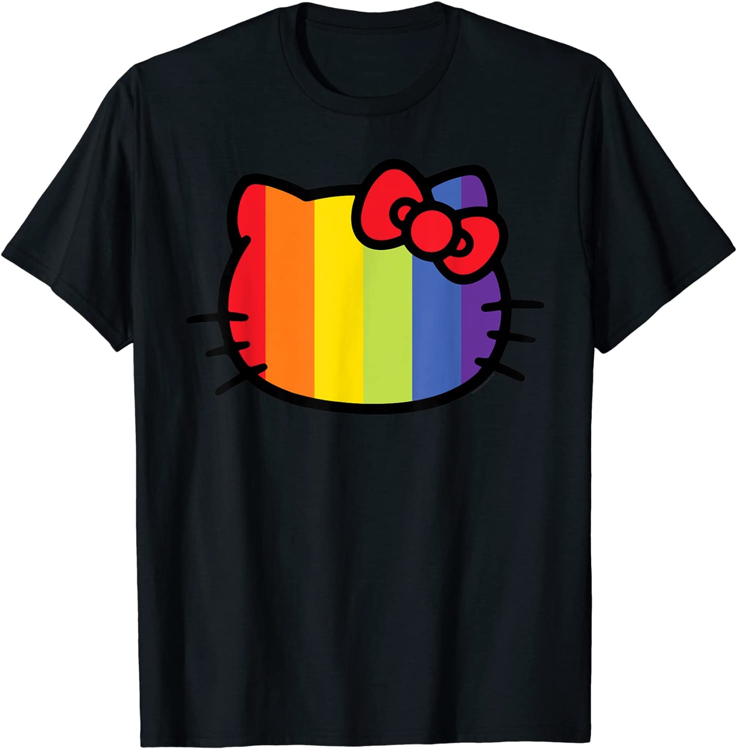 Hello Kitty Rainbow Stripe T-Shirt