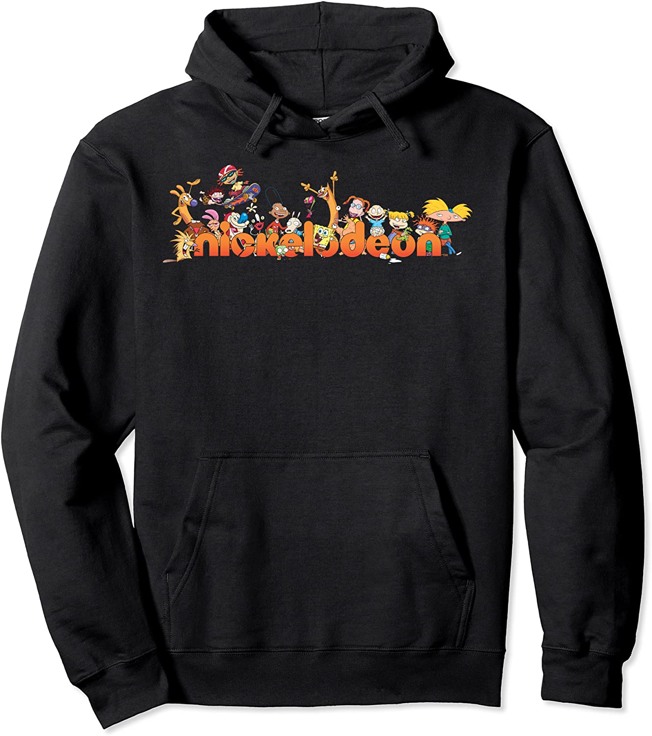 Nickelodeon Retro Group Shot On Logo Graphic Hoodie