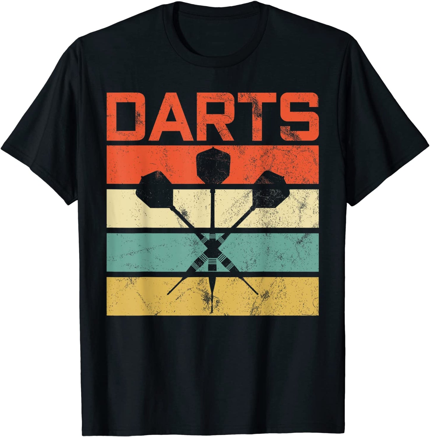 Vintage Darts T-Shirt Dart Board Sports Bar Gift T-Shir T-Shirt