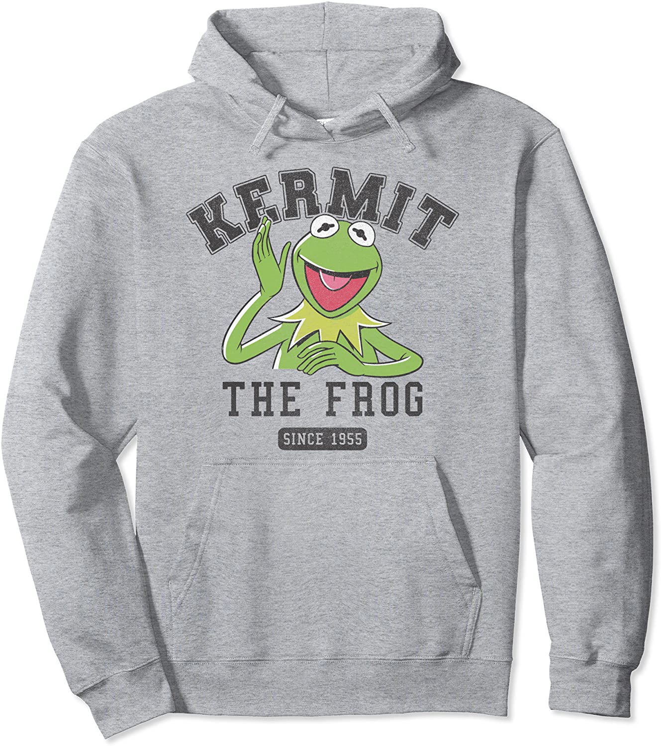 Disney The Muppets Kermit The Frog Since 1955 Collegiate Pullover Hoodie